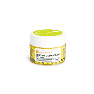 Natürliche Creme Deodorant - gesunde Deodorant Flachs & Patchouli, Natura Option - 1