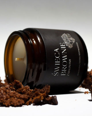 Vegane Rübenkerze mit Brownie- und Himbeerduft 120 ml MgLife - 3