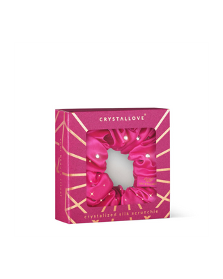 Haarbänder aus Seide mit Kristallen – pink Crystallove