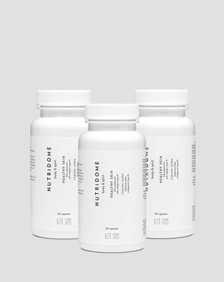 Kollagentabletten mit Kollagen Typ II Gesunde Haut Nutridome 180 Kapseln - 1