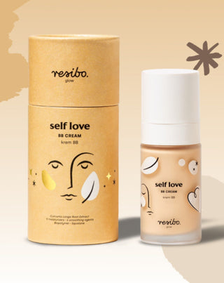 Natürliche und umweltfreundliche BB Self Love Gesichtscreme in Light Beige 30 ml Resibo - 2