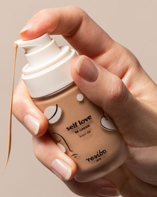 Natürliche und umweltfreundliche BB Self Love Gesichtscreme in Natural Beige 30 ml Resibo - 2