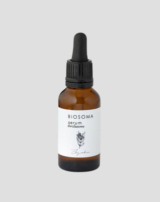 Zwei-Phasen-Anti-Aging-Gesichtsserum mit Hyaluronsäure und natürlichen Biosoma-Ölen - 1