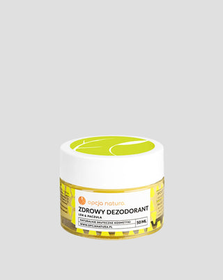 Natürlicher Deodorant-Creme - gesunder Deodorant mit Leinsamen & Patchouli Opcja Natura - 1