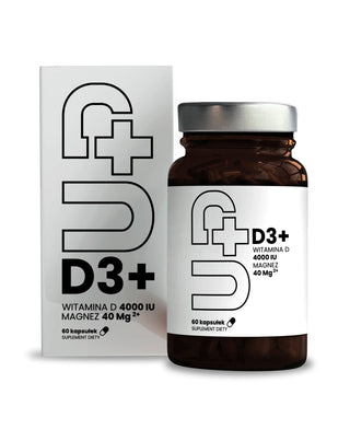 Nahrungsergänzungsmittel Up D3+ Vitamin D3 in Kombination mit Magnesium UP Health Pharma 60 Kapseln - 3