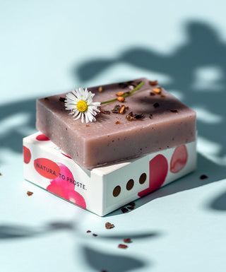 100% natürliche Natriumseife in Himbeerriegel traditionell mit Pflanzenölen Natura Option - 2