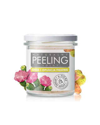 Natürliches Salzpeeling mit Kaktusfeige, Sheabutter und Vitamin. E stark festigendes E-Fiore