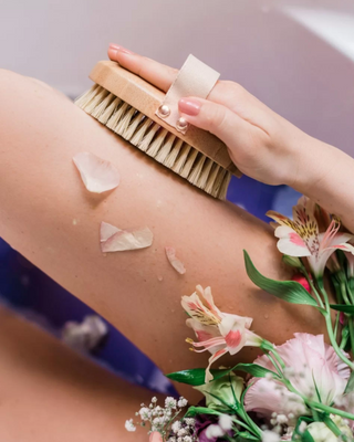 Bambus-Agaven-Bürste für die trockene Crystallove-Körpermassage - 2