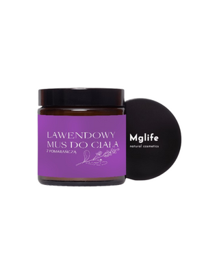 Lavendel-Körpermousse für gereizte und trockene Haut mit Mglife Lavendelöl