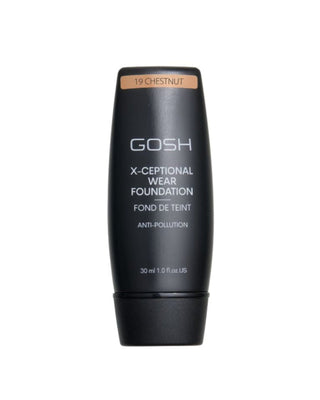 Mittelgroße, deckende Grundierung mit langanhaltender Wirkung x-ceptional wear shade 19 chesnut Gosh