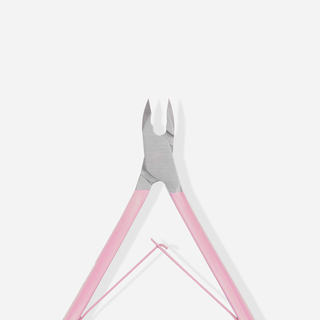 Professionelle 5mm Nagelhautschere mit Satin Pink You Beauty Griff - 4