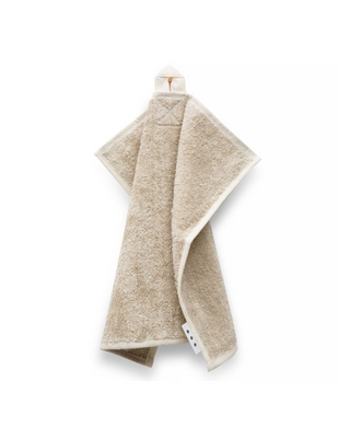 Weiches Leinentuch Baumwollfrottee Natur 30x30 cm Hhuumm