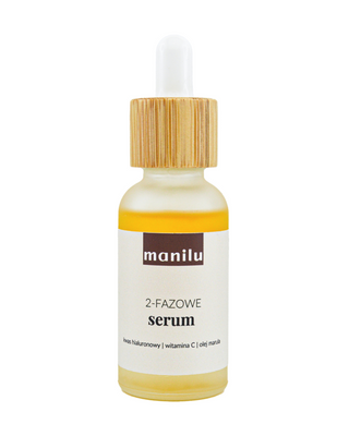 Zwei-Phasen-Nachtserum für trockene Haut mit Hyaluronsäure und Vitamin C von Manil - 1
