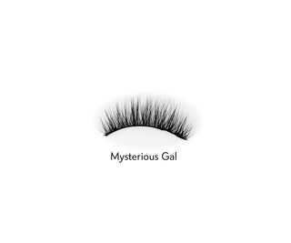 Falsche Wimpern auf dem 2D-Streifen für den mehrfachen Gebrauch Misterious Gal Bamm!Lashes - 2