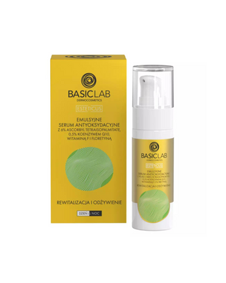 Emulsions-Antioxidans-Serum mit 6 % Ascorbyltetraisopalmitat Revitalisierung und Ernährung BasicLab