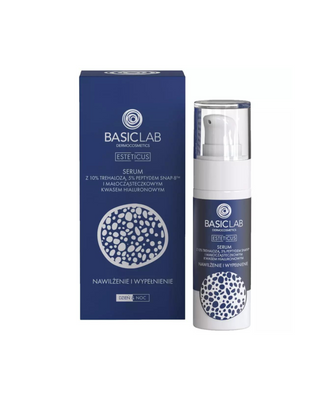 Aktivserum mit Trehalose 10 % und Peptid 5 % Feuchtigkeitsspendend und auffüllend BasicLab