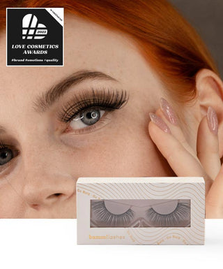 Künstliche Wimpern auf 2d Streifen für mehrfachen Gebrauch sehr weich Go Bold Bamm!Lashes - 2
