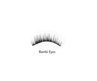 Falsche Wimpern auf dem 2D-Streifen für den mehrfachen Gebrauch, weiche und leichte Bambi Eyes Bamm!Lashes - 3