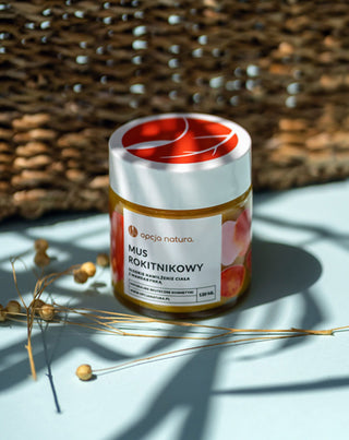 Natürliches Jahrdorn-Körpermousse für trockene und entleerte Haut Opcja Natura - 2