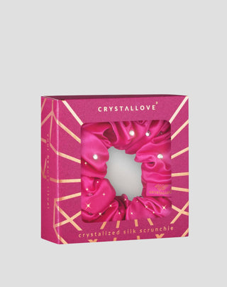 Haarbänder aus Seide mit Kristallen – pink Crystallove - 4