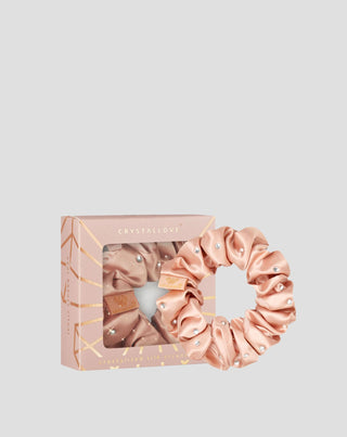 Haarbänder aus Seide mit Kristallen – rose gold Crystallove - 1
