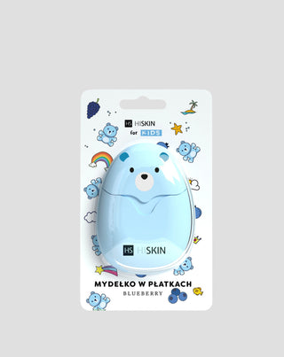 Seifenflocken für Kinder blau Blueberry HiSkin for Kids 50 Stück - 1
