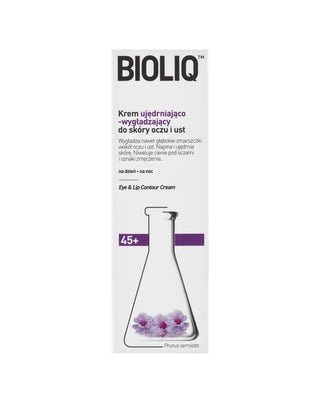 Straffende und glättende Creme für die Haut der Augen und Lippen 45+ Bioliq