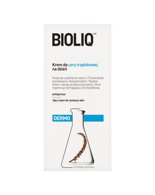 Dermo Bioliq beruhigende Tagescreme für zu Akne neigende Haut