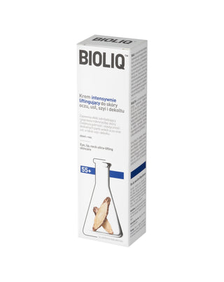 Intensiv straffende Creme für Augen-, Lippen-, Hals- und Dekolletéhaut 55+ Bioliq
