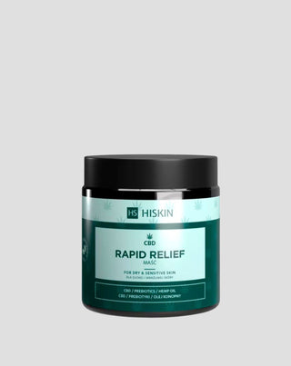 Rapid Relief HiSkin CBD Rescue Salbe für trockene Haut mit Hanföl - 1