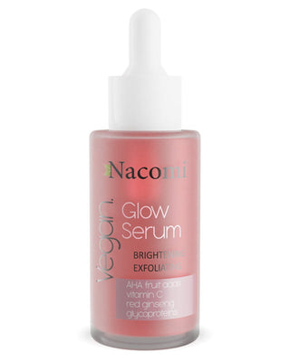 Aufhellendes und peelendes Serum mit Zitronenextrakt und AHA Glow Nacomi Säuren