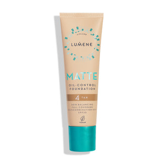 Matte 4 Tan Mattierende Foundation mit hoher Deckkraft und LSF 20 Lumene