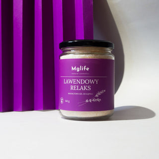 Magnesium Badesalz mit Bittersalz und ätherischem Öl Lavendelentspannung Mglife - 2