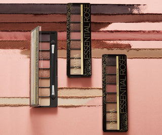 Lidschattenpalette mit 8 Beige- und Rosatönen Essential Rose Eveline