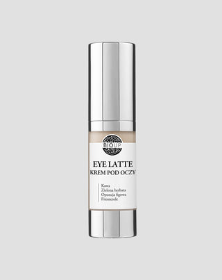 Samtige Augencreme mit Koffein und Eye Latte BIOUP Stammzellen