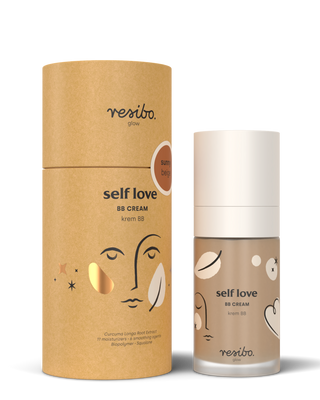 Natürliche und umweltfreundliche BB Self Love Gesichtscreme in Sunny Beige 30 ml Resibo - 2