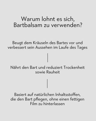Pflegender und feuchtigkeitsspendender Bartbalsam mit Monolit Naturölkomplex - 5