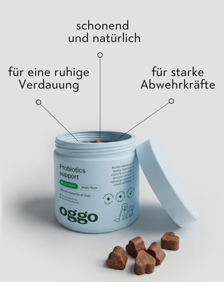 Probiotika für Hunde Ergänzungsfuttermittel für Verdauung und Immunsystem Oggo 180 g - 4