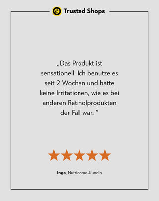 Retinol 0,3% verjüngendes Gesichtsserum für Falten von Nutridome - 6
