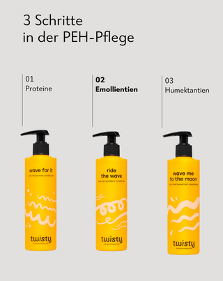 Weichmachende Spülung für lockiges Haar mit Rosen- und Hanföl Twisty - 3