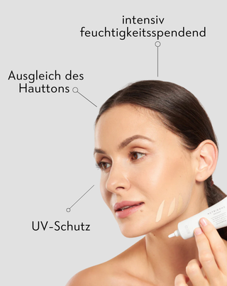 Feuchtigkeitsspendende BB-Gesichtscreme LSF 50 mit Hyaluronsäure und Vitamin C 01 Ivory Nutridome - 4