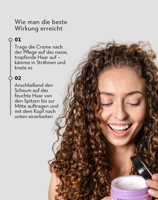 Set aus Mousse + Lockencreme zur Lockenverstärkung und zum Stylen von lockigem und welligem Haar Twisty - 4