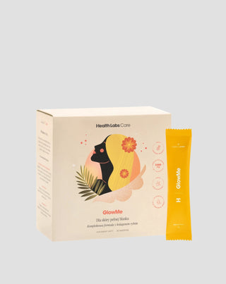 GlowMe Trinkkollagen mit Ananas-Mango-Geschmack Health Labs Care 30 Beutel - 1