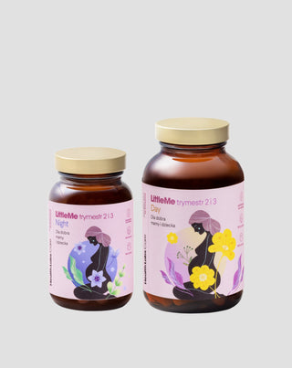 Nahrungsergänzungsmittel zur Unterstützung der richtigen Entwicklung der Schwangerschaft LittleMe trimmen 2 und 3 Health Labs Care - 1