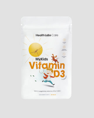 Veganes Vitamin D für Kinder MyKids Vitamin D3 in Health Labs Care Gummies 60 Stück