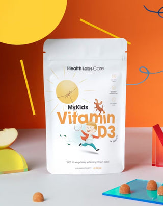 Veganes Vitamin D für Kinder MyKids Vitamin D3 in Health Labs Care Gummies 60 Stück