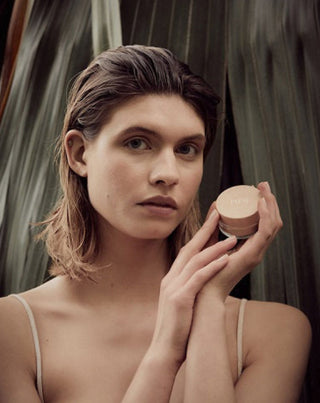 Natürliches Gersten-Gesichtspuder, das Paese-Make-up fixiert und mattiert - 3