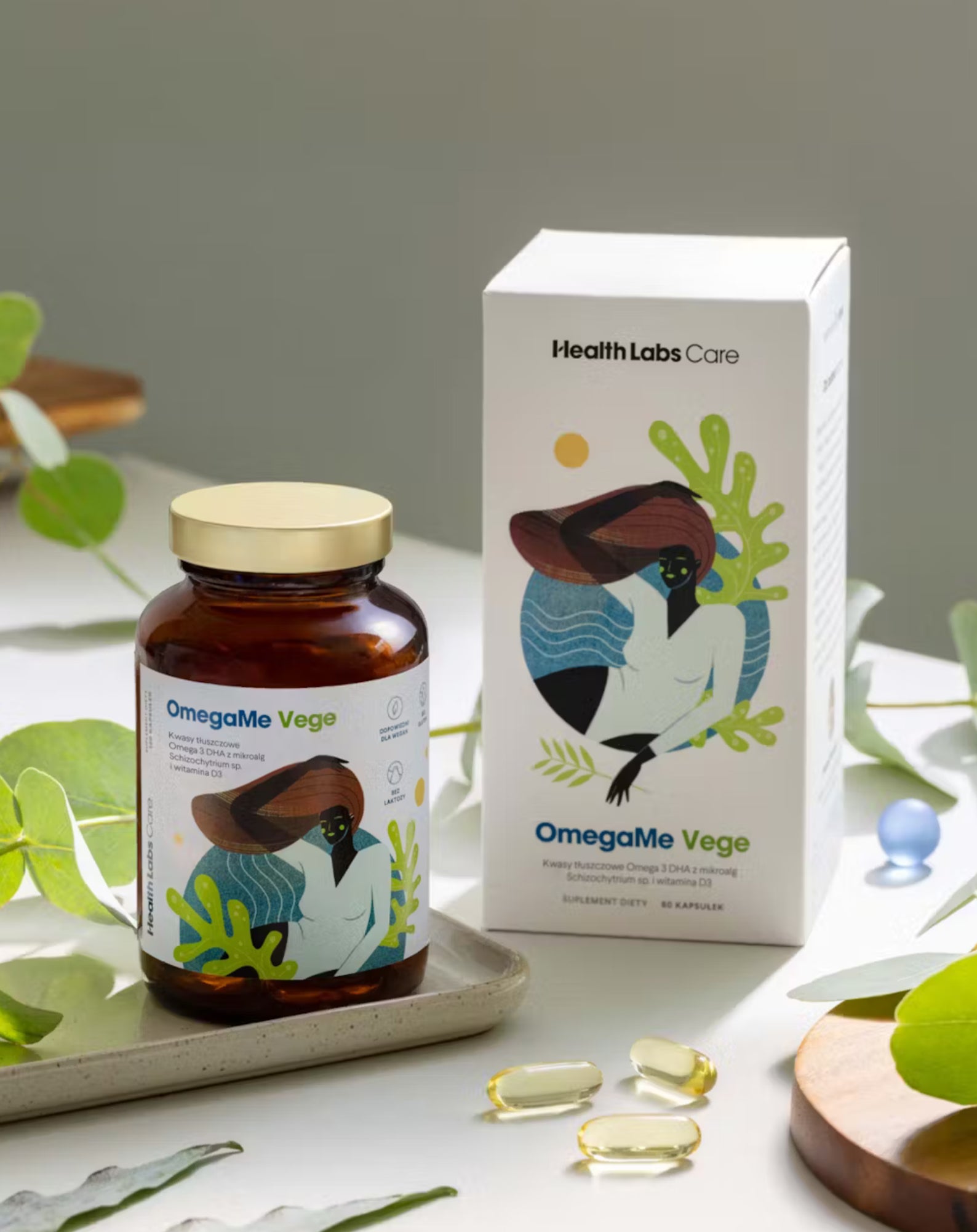 Nahrungsergänzungsmittel mit OmegaMe Vege Health Labs Pflegefettsäuren