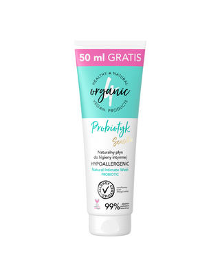 Intimhygieneflüssigkeit, Priobiotisch, natürlich mit Aloe in der 4organischen Tube