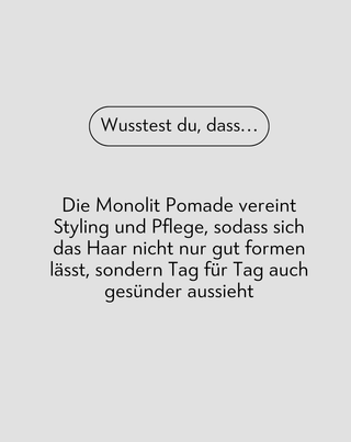 Pomade zur Haarstyling für Modellierung und Fixierung der Frisur für Männer Monolit 55 g - 4